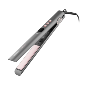 Hair straightener ARDESTO Pink Touch, 52W, 150-230C, ceramics, gray+pink