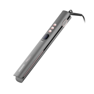 Hair straightener ARDESTO Pink Touch, 52W, 150-230C, ceramics, gray+pink