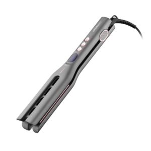 Hair straightener ARDESTO Pink Touch, 68W, 150-230C, ceramics, gray+pink