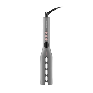 Hair straightener ARDESTO Pink Touch, 68W, 150-230C, ceramics, gray+pink
