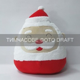 ARDESTO Подушка декор. Christmas Santa 35см, 97% полиэстер, 3% спандекс, красный