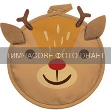 ARDESTO Прихватка Christmas Deer 20х20см, 100% полиэстер (верх), 100% хлопок (низ), коричневый