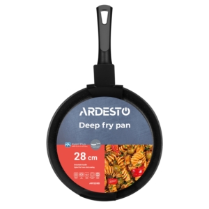 Deep fry pan with removable handle ARDESTO Gemini Bari, 28cm, aluminium, black
