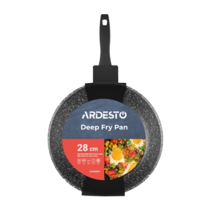 Deep fry pan ARDESTO Gemini Anzio, 28cm, aluminium, black