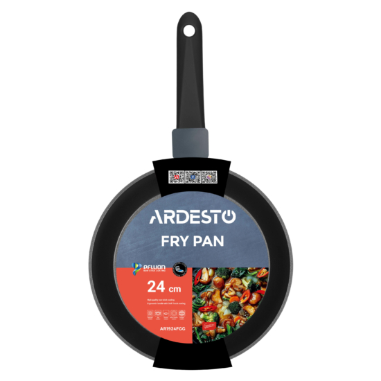 Fry pan ARDESTO Gemini Aosta, 24cm, aluminium, black