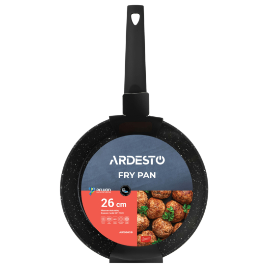 Fry pan ARDESTO Gemini Spoleto, 26cm, aluminium, black