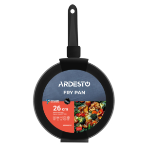 Fry pan ARDESTO Gemini Aosta, 26cm, aluminium, black