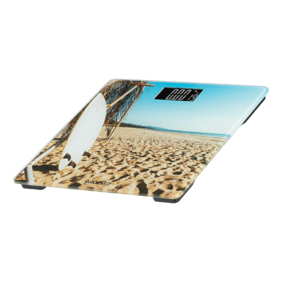 Весы ARDESTO напольные SURF, 150кг, AAAx2 в компл, стекло, многоцветные