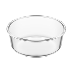 ARDESTO Food storage container ARDESTO Gemini 1.2l, borosilicate glass, plastic, round, transparent