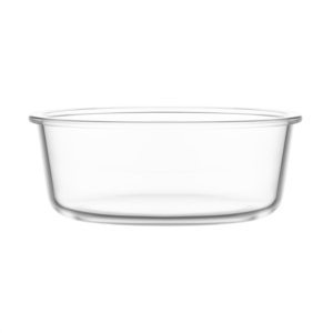 ARDESTO Food storage container ARDESTO Gemini 1.2l, borosilicate glass, plastic, round, transparent