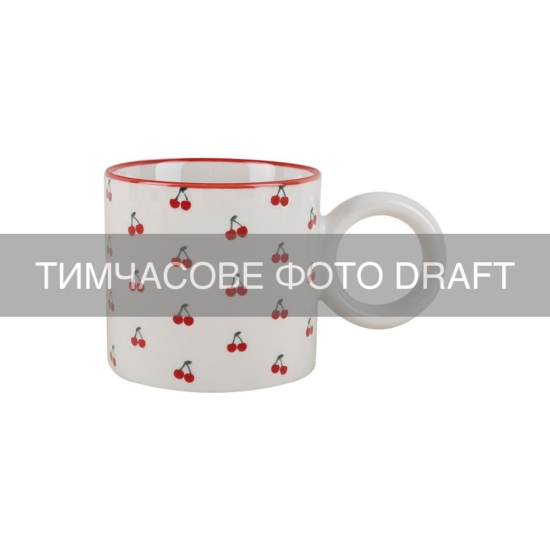 Чашка ARDESTO Cherry, 330мл, порцеляна, багатокольоровий