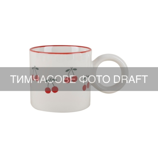 Чашка ARDESTO Cherry, 330мл, порцеляна, багатокольоровий