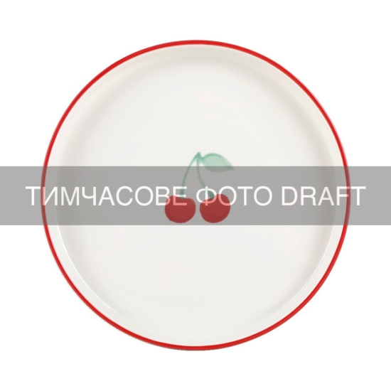 Тарелка ARDESTO Cherry, 20см, фарфор, многоцветный