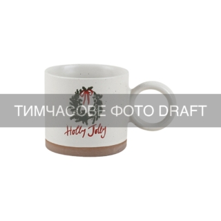 Mug ARDESTO Christmas New Year’s, 220ml, porcelain, multi-colored