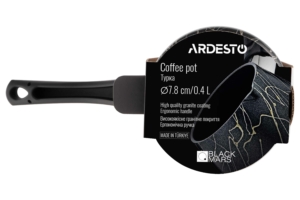 Coffe pot ARDESTO Black Mars, 0.4l, aluminum, bakelite, black