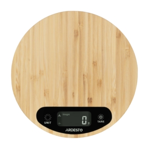 Scales for kitchen ARDESTO 5кг, AAAx2 included, wood, beige