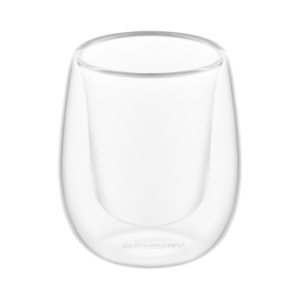 Double wall glass set ARDESTO 80ml, 2pcs, borosilicate glass, transparent