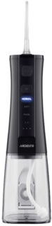 Irrigator portable ARDESTO, cup 300 ml, Li-ion included, case, 6 nozzles, USB-C > USB-A, black