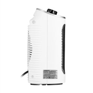 Fan heater ARDESTO FHC-1500MCW 15m2, 1500w, mechanical control, ceramic heating element, white