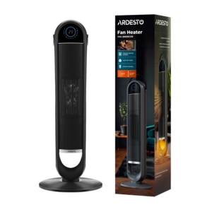 Fan heater ARDESTO FHC-2000ECGR 20m2, 2000w, electronic control, ceramic heating element, remote control, gray
