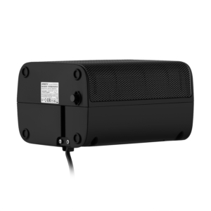Fan heater ARDESTO M2000BLSS 20m2, 2000w, mechanical control, ceramic heating element, black