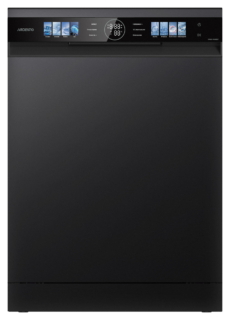 Dishwasher ARDESTO, 15sets, B, 60cm, display, inverter, 3 basket, smart wash, extra hygiene, autodoor, black