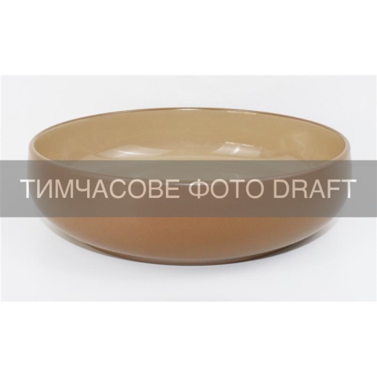 Deep plate ARDESTO Enna, 900ml, 20cm, ceramics, brown