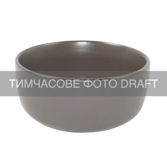 Bowl ARDESTO Rimini, 820ml, 15.5cm, ceramics, dark gray