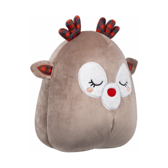 Pillow decor. ARDESTO Christmas Deer 35cm, 97% polyester, 3% spandex, grey