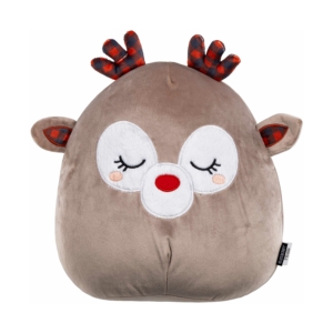 Pillow decor. ARDESTO Christmas Deer 35cm, 97% polyester, 3% spandex, grey