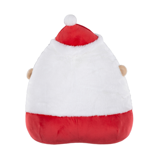 Pillow decor. ARDESTO Christmas Santa 35cm, 97% polyester, 3% spandex, red