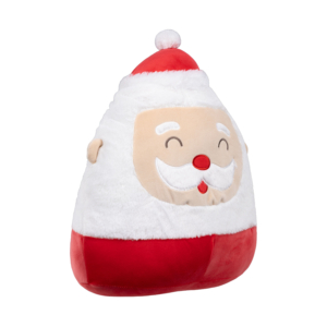 Pillow decor. ARDESTO Christmas Santa 35cm, 97% polyester, 3% spandex, red
