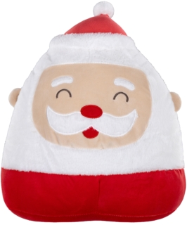 Подушка декор. ARDESTO Christmas Santa 35см, 97% поліестер, 3% спандекс, червоний