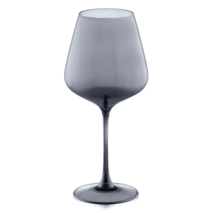 ARDESTO Wine glasses set Black Mars 560ml, 2pcs, glass, grey