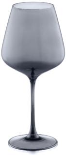 ARDESTO Wine glasses set Black Mars 560ml, 2pcs, glass, grey