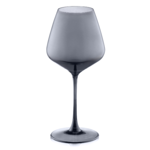 ARDESTO Wine glasses set Black Mars 440ml, 2pcs, glass, grey