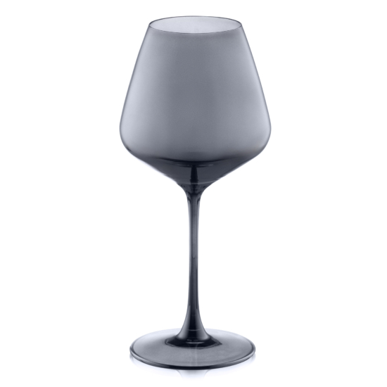 ARDESTO Wine glasses set Black Mars 440ml, 2pcs, glass, grey