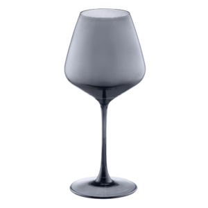ARDESTO Wine glasses set Black Mars 440ml, 2pcs, glass, grey