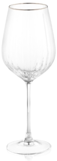 ARDESTO Wine glasses set Black Mars 560ml, 2pcs, glass, transparent