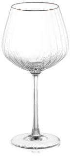 ARDESTO Wine glasses set Black Mars 640ml, 2pcs, glass, transparent