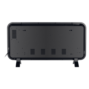 Convector heater ARDESTO CHH-2000EBG 20 m2, 2000W, Wi-Fi, electronic control, remote control, closed heating element, display, programmable, timer, IP24, glass, black
