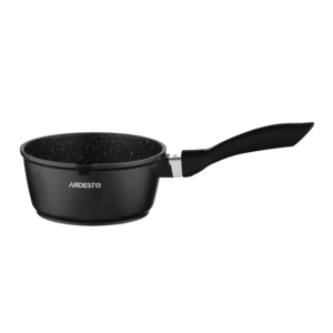 Saucepan with glass lid ARDESTO Gemini Lazio, 1.3l, aluminum, black