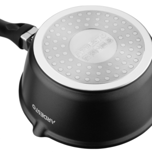 Saucepan with glass lid ARDESTO Gemini Lazio, 1.9l, aluminum, black