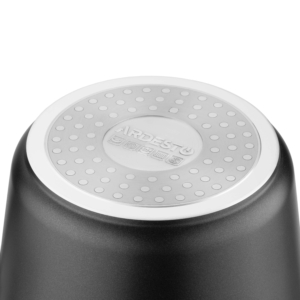 Deep Casserole with glass lid ARDESTO Gemini Lazio, 4l, aluminum, black