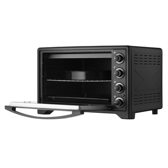 Electric oven ARDESTO, 60L, 2200W, mech., convection, double glass, black