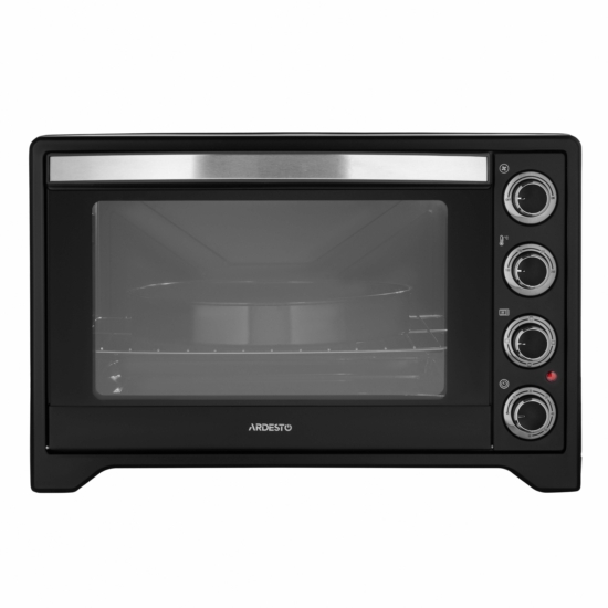 Electric oven ARDESTO, 60L, 2200W, mech., convection, double glass, black