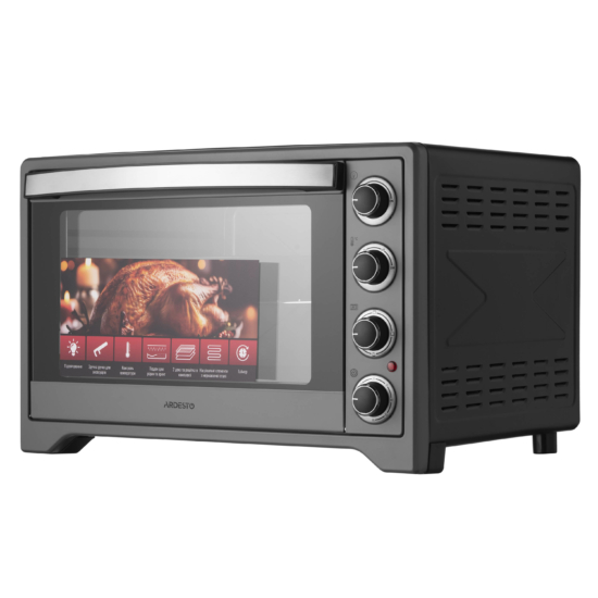 Electric oven ARDESTO, 60L, 2200W, mech., double glass, grey