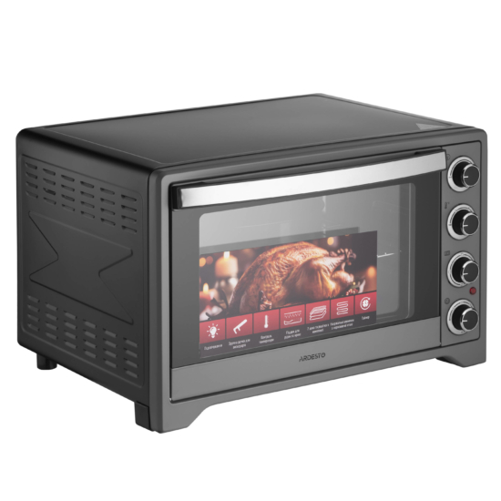 Electric oven ARDESTO, 60L, 2200W, mech., double glass, grey