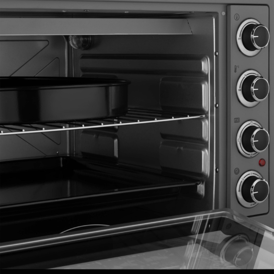 Electric oven ARDESTO, 60L, 2200W, mech., double glass, grey