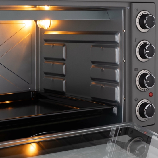 Electric oven ARDESTO, 60L, 2200W, mech., double glass, grey